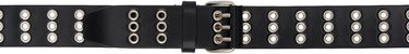 Bälten Ann Demeulemeester Ann Demeulemeester Ezra Grommet Leather Belt Svart | 2402-U-BE11-LT128-099, 0