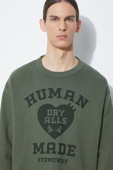 Sweatshirt Human Made Graphic Print Sweatshirt Grön | HM27CS020, 3