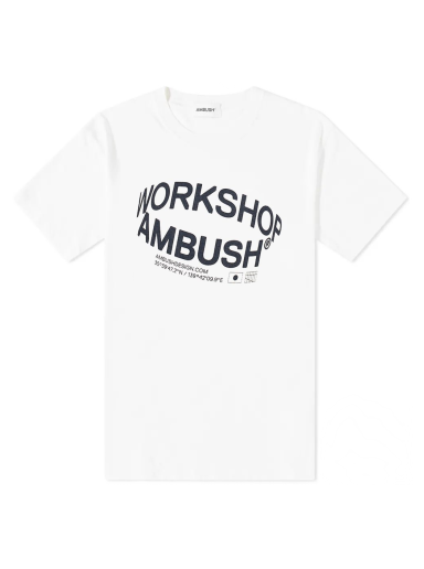 T-shirt Ambush Revolve Logo Tee Vit | BMAA064S23JER0010247
