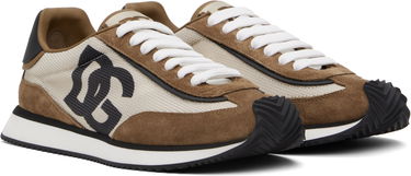 Sneakers och skor Dolce & Gabbana Mixed-Material 'DG' Cushion Brun | CS2288 A3D24, 3