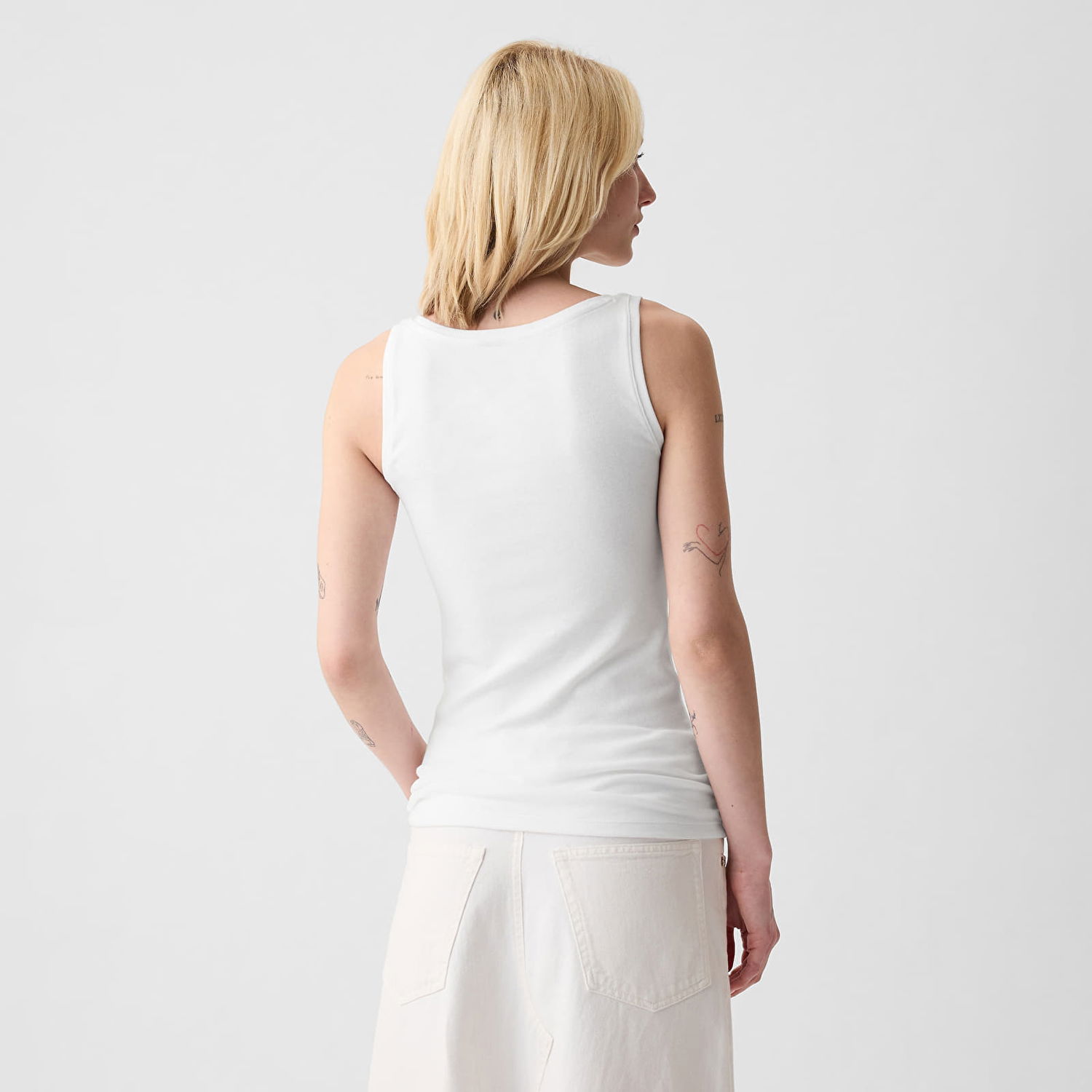 Linne GAP Modal Tank Fresh White Vit | 540670-02, 1