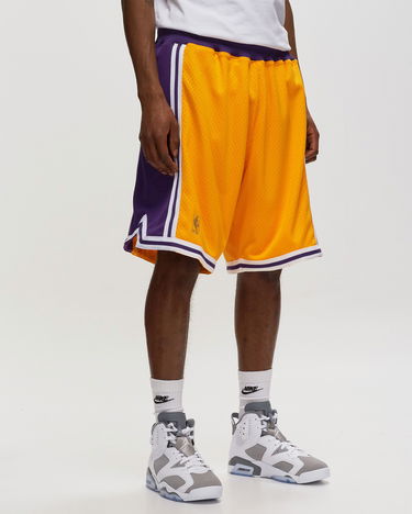Shorts Mitchell & Ness Authentic Los Angeles Lakers 1996-97 Home Shorts Gul | ASHRGS18121-LALLTGD96, 1