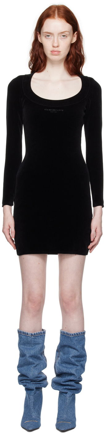 Klä Alexander Wang Bonded Minidress Svart | 4KC4236001