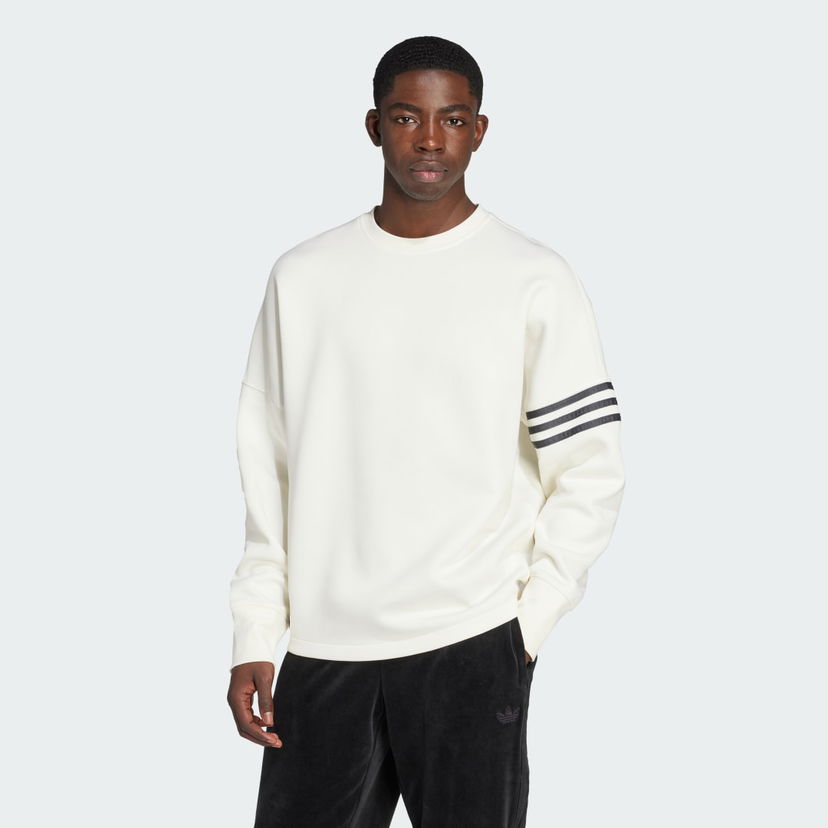 Sweatshirt adidas Performance Neuclassics Oversized Crew Sweatshirt Vit | JW7919