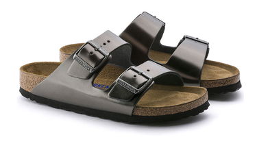 Sneakers och skor Birkenstock Arizona Soft Footbed Leather Grå | 1000292, 4