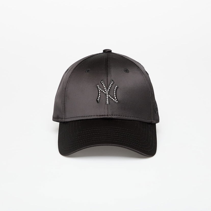 Keps New Era New Era New York Yankees 9FORTY Satin Rhinestone Baseball Cap Svart | 60691310
