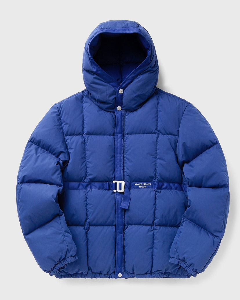 Pufferjacka Stone Island Stone Island Marina Hooded Puffer Jacket Blå | K2S154100081S0X24.V0022