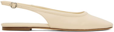 Tillbehör Aeyde Aeyde Dani Slingback Flats Beige | A11-FL-MNLR08FL15-SS24-100-007, 0