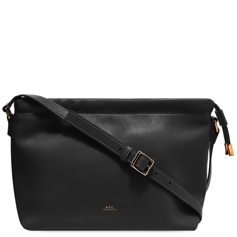 Axelväska A.P.C. A.P.C. Ninon Soft Cross Body Bag Svart | PUAAT-F61583-LZZ, 0