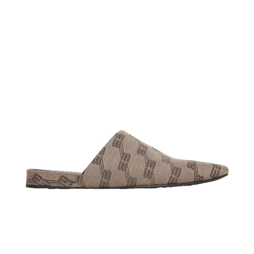 Sneakers och skor Balenciaga Cozy Jacquard Mules Brown Brun | 636605W2I10