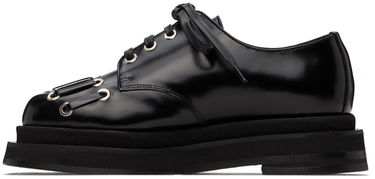 Klä Simone Rocha Simone Rocha Heart Toe Platform Grommet Brogues Svart | LOF2 0740, 2
