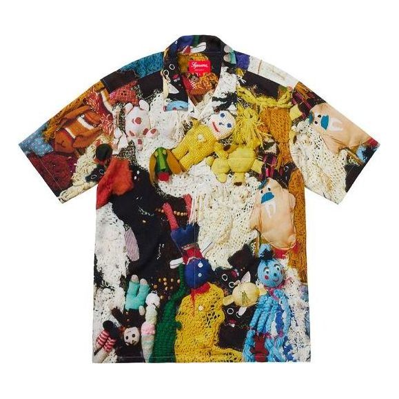 Skjorta Supreme Mike Kelley More Love Hours Rayon Shirt Flerfärgad | SUP-FW18-287