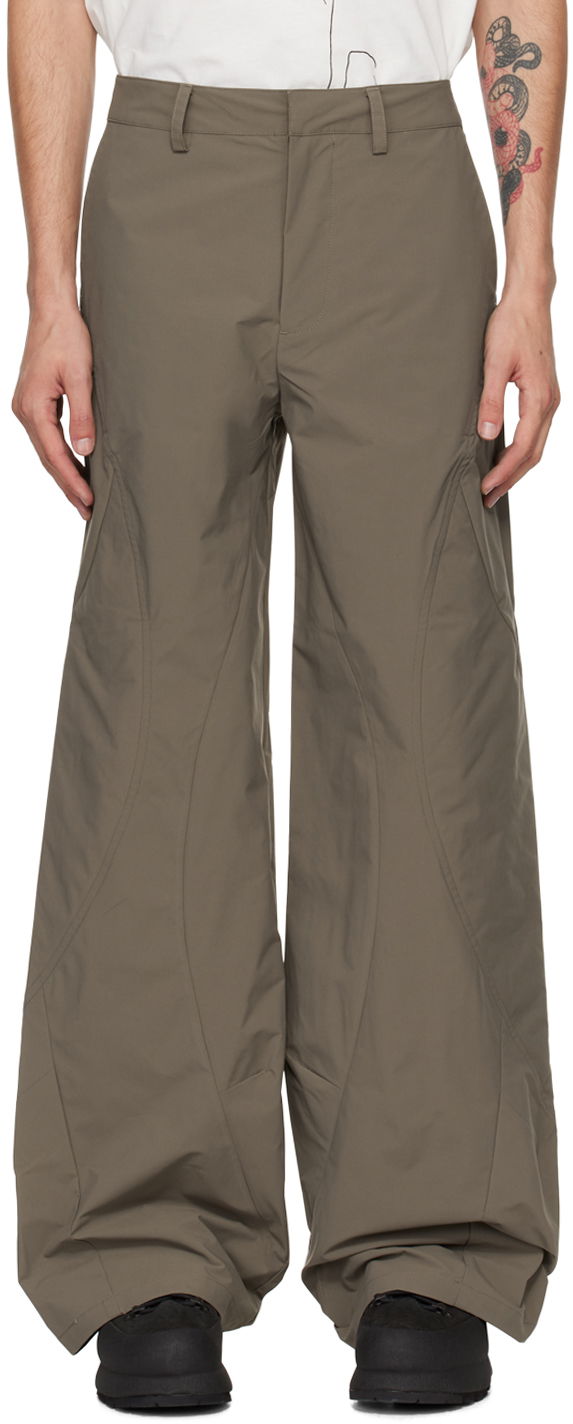 Byxor HELIOT EMIL Padded Cargo Pants Grön | PREAW24_M_10_170_DG23
