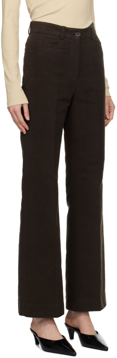 Byxor TOTEME TOTEME Flared Trousers Brun | 241-WRB1058-FB0171, 1