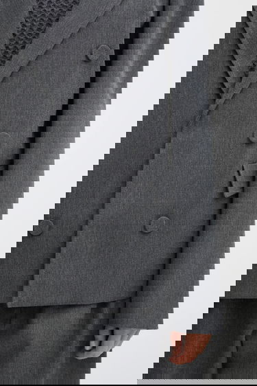 Jacka JW Anderson JW Anderson Double Breasted Tailored Blazer Grå | JK0401.PG1821, 3
