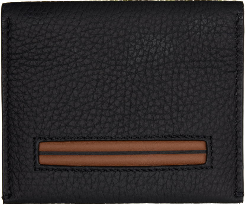 Plånbok ZEGNA Leather Wallet Svart | LHCBU-E1914Z