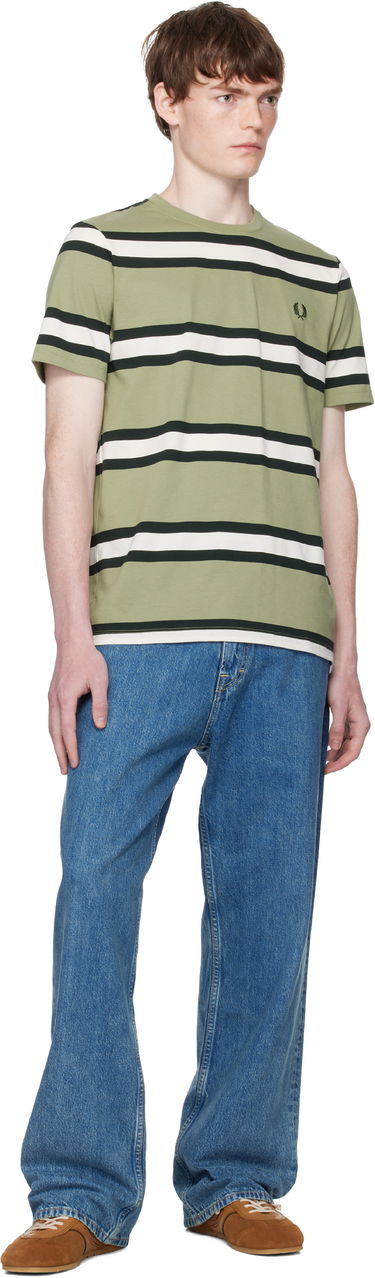 T-shirt Fred Perry Fred Perry Bold Stripe T-Shirt Grön | M9852, 3