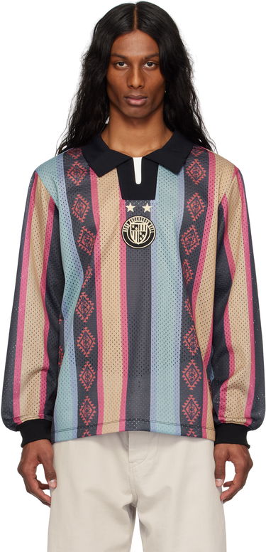 Jersey Andersson Bell Andersson Bell Navajo Stripe Long Sleeve Polo Flerfärgad | atb1297m, 0