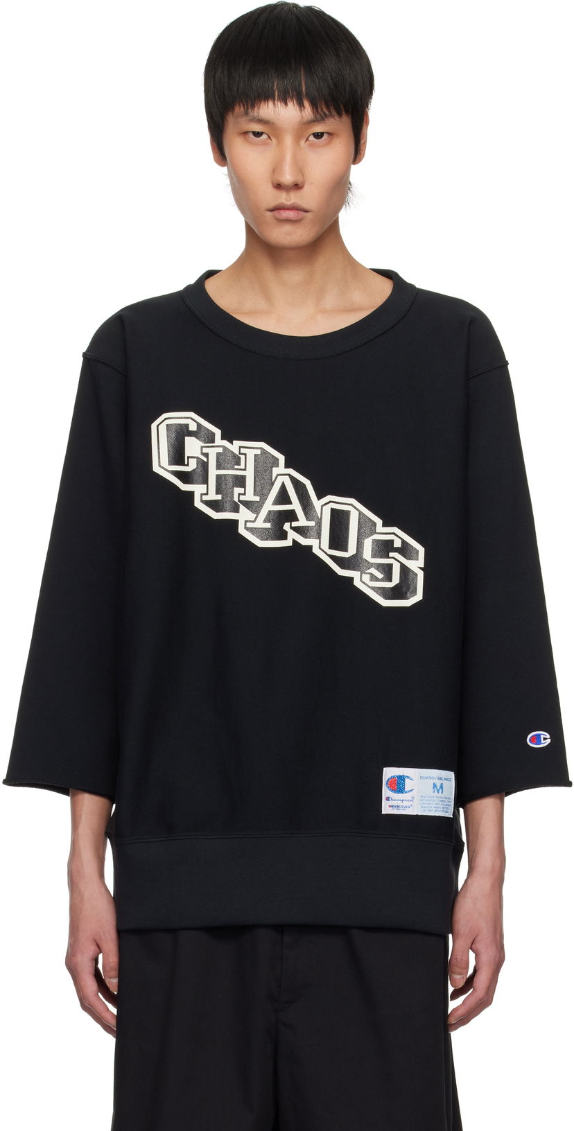 Sweater UNDERCOVER Champion Edition Sweatshirt by UNDERCOVER Svart | UC1E4810-2
