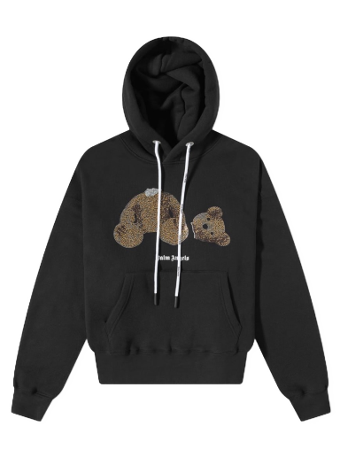 Sweatshirt Palm Angels Sequins Kill The Bear Popover Hoody Svart | PMBB058F22FLE0071076
