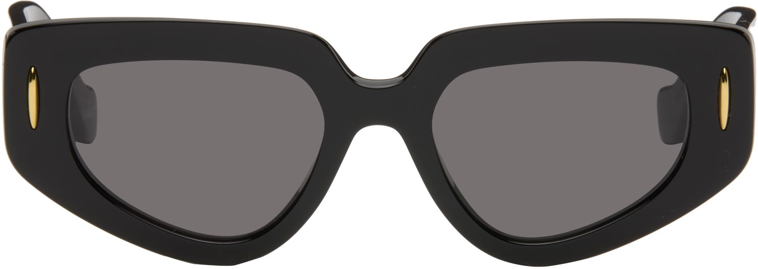 Solglasögon Loewe Loewe Small Butterfly Screen Sunglasses Svart | LW40160IM5101A 840126861150, 0