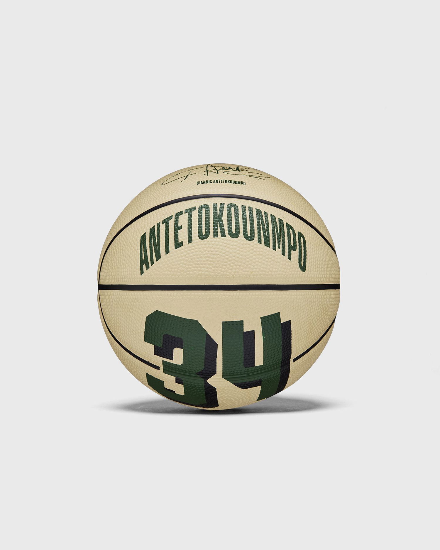 Sportutrustning Wilson Tennis Giannis Antetokounmpo NBA Player Icon Mini Basketball Size 3 Beige | WZ4007501XB3, 0