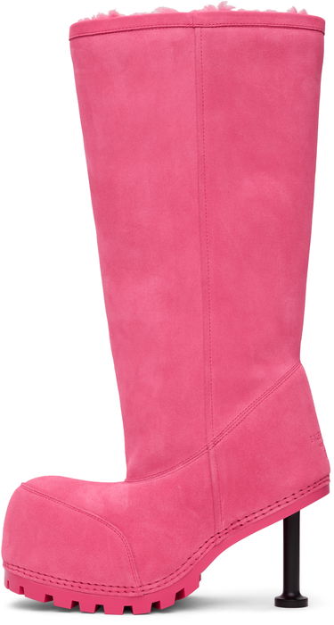 Sneakers och skor Balenciaga Suede High Heel Boots Svart | 802178 WBFC1, 2