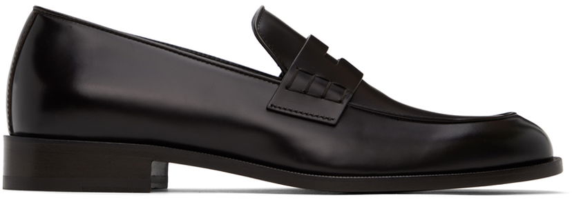 Kläder Giorgio Armani Giorgio Armani Leather Loafers Svart | X2A402_XF294_158