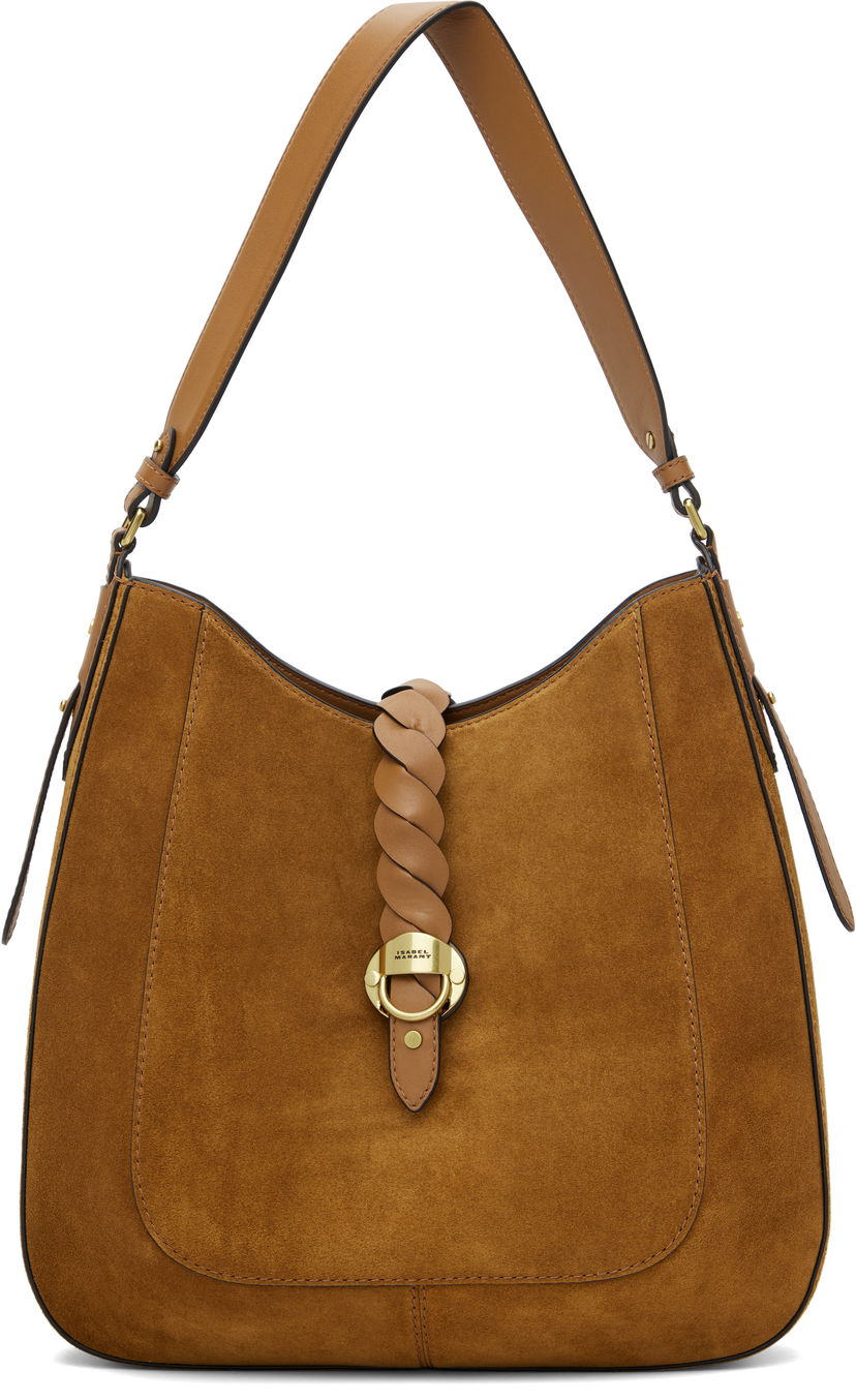 Handväska ISABEL MARANT Isabel Marant Altay Suede Shoulder Bag Brun | PP0353FA-C2C21M