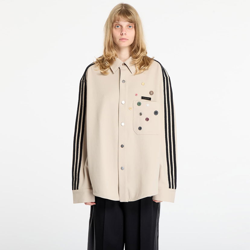 Jacka adidas Originals SONG FOR THE MUTE Shirt Jacket Beige | KC3141