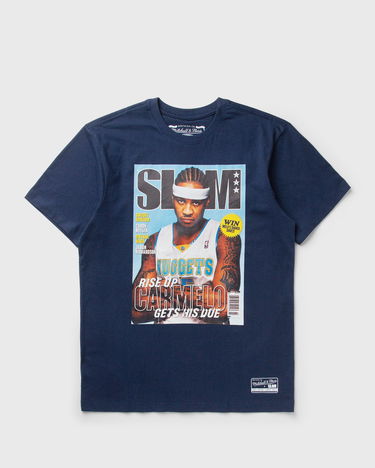 T-shirt Mitchell & Ness Mitchell & Ness Denver Nuggets Carmelo Anthony SLAM T-Shirt Mörkblå | BMTRINTL1276-DNUNAVYAC, 1