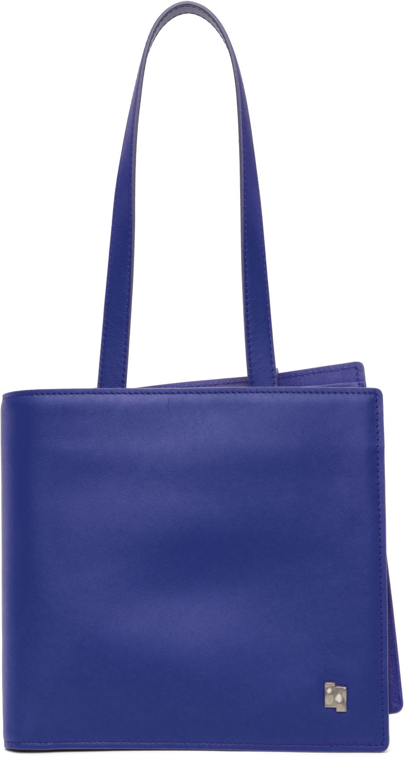 Tygpåse ADER ERROR Leather Tote Bag Blå | BN01FWBA2001BL