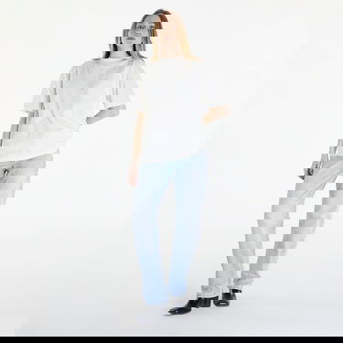 T-shirt CALVIN KLEIN Jeans Embroidered Slogan T-Shirt Icicle Vit | J20J223701 CGA, 2