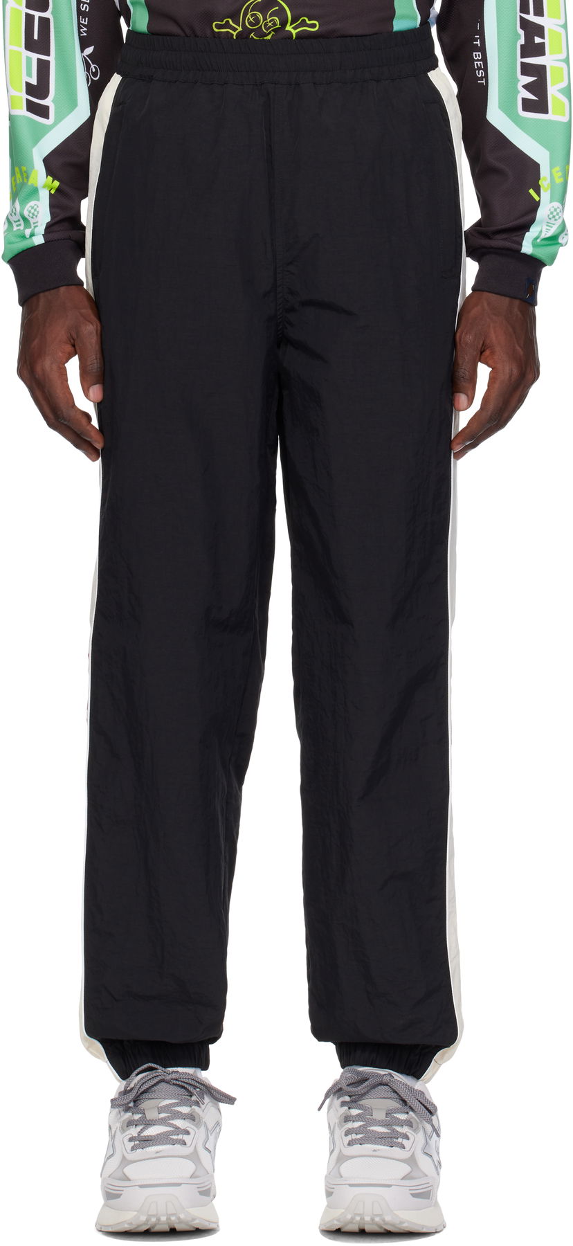 Träningsbyxor BBC IceCream ICECREAM Nylon Track Pants Svart | IC24431