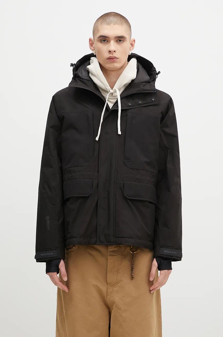 Pufferjacka WOOLRICH Recycled Gtx Mountain Jacket Svart | CFWOOU0972MRUT3790.UT37, 0