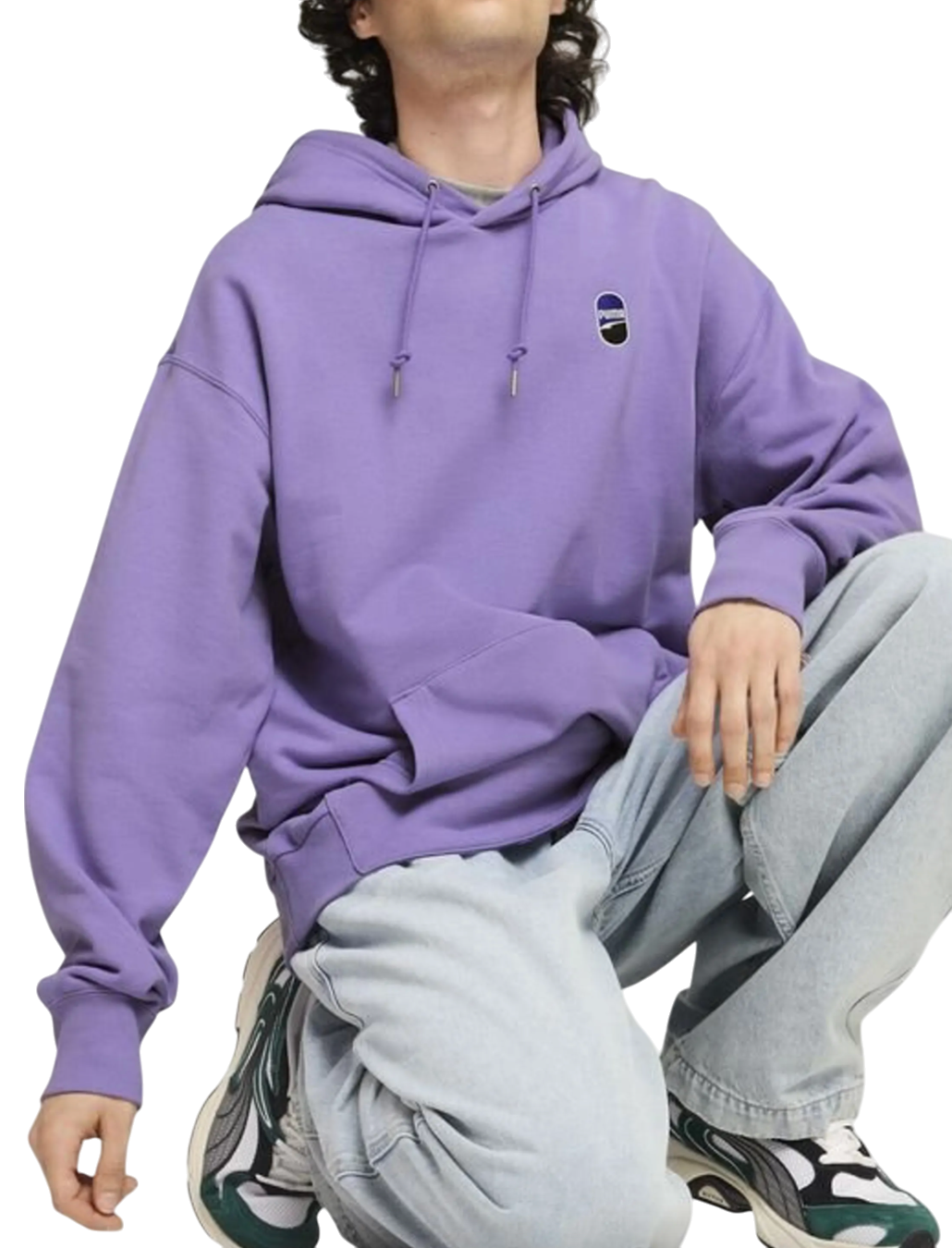 Sweatshirt Puma Puma Downtown 180 Hoodie Purpur | 624376-29, 0