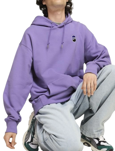 Sweatshirt Puma Puma Downtown 180 Hoodie Purpur | 624376-29, 0