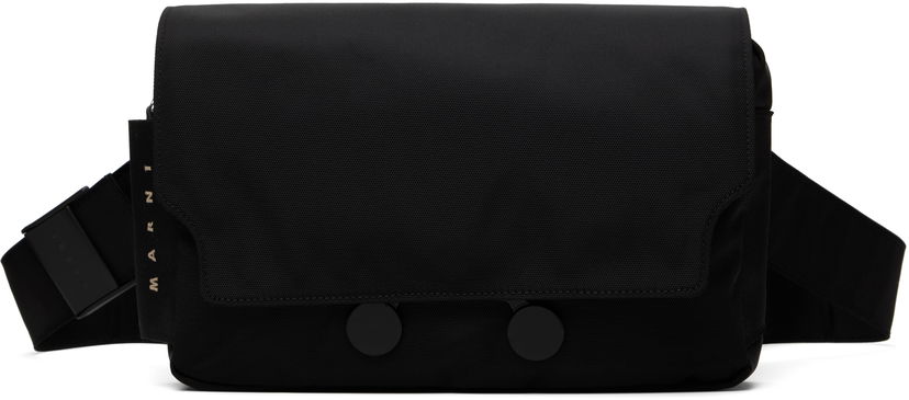 Midjeväska Marni Marni Cordura Cityscape Belt Bag Svart | MUMQ0023A0 P8184