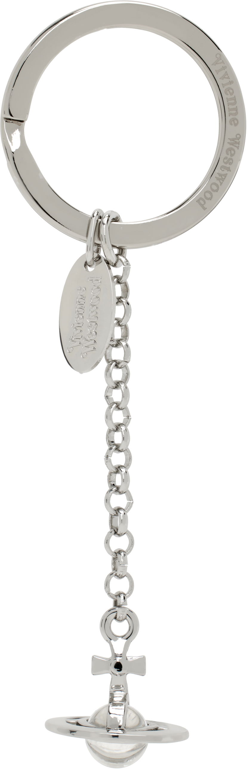 Nyckelringar Vivienne Westwood Vivienne Westwood Hanging Orb Keychain Metallisk | 8203011DU-OM000I-