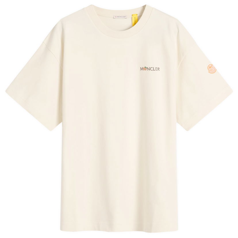 T-shirt Moncler Men's Gilga Farm by Donald Glover Heavy T-Shirt, Size Large Vit | 8C000-05-89AZ9-02B