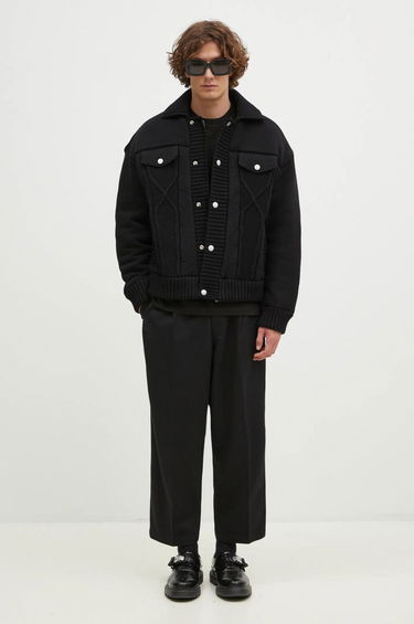 Sweater KENZO Oversized Knitted Jacket Svart | FE65OU1419NC.99, 5