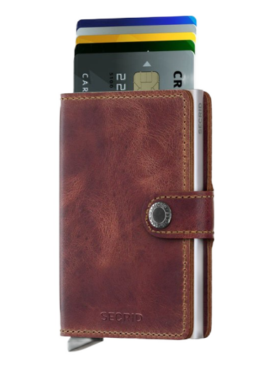 Plånbok Secrid Miniwallet Vintage Brun | MV-Brown