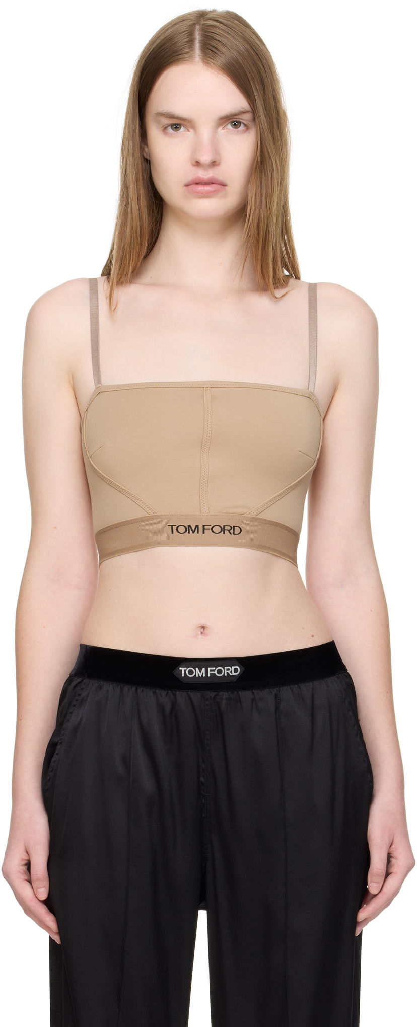Linne Tom Ford Tom Ford Signature Camisole Beige | TSJ472-JEX166