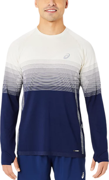 T-shirt Asics Long Sleeve Running Shirt Blå | 2011c394-200, 0