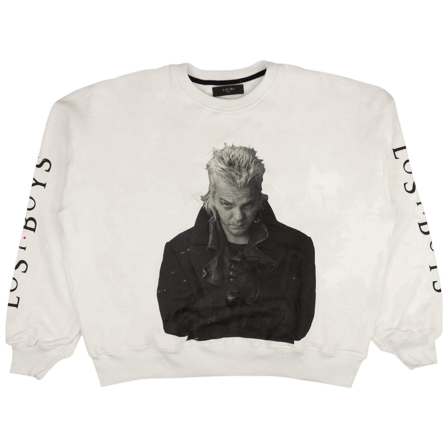 Sweatshirt AMIRI Lost Boys Loose Fit Crewneck Sweatshirt' Vit | MKCRW LOBWHT WHIT, 0