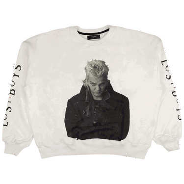 Sweatshirt AMIRI Lost Boys Loose Fit Crewneck Sweatshirt' Vit | MKCRW LOBWHT WHIT, 0