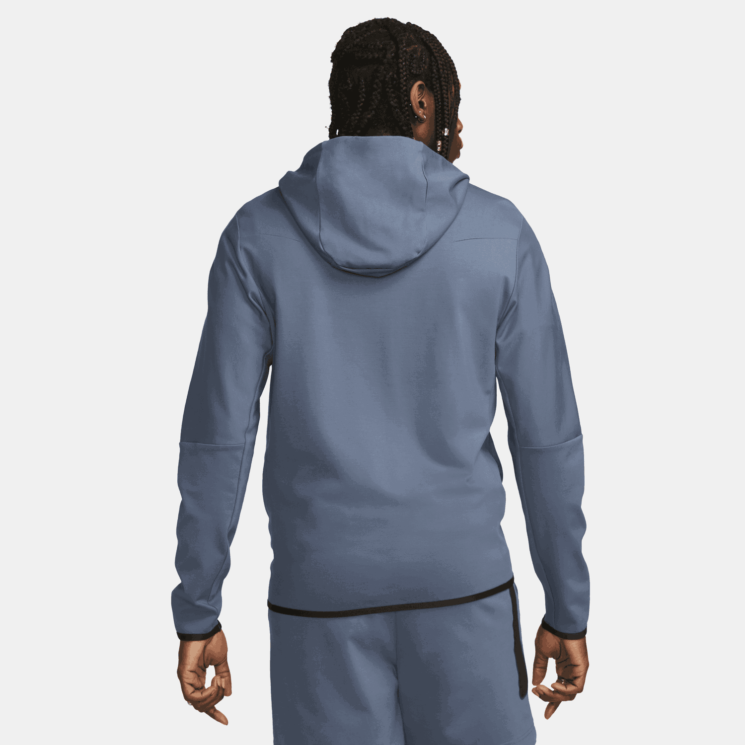 Sweatshirt Nike Sportswear Tech Fleece Lightweight Mörkblå | DX0822-491, 1