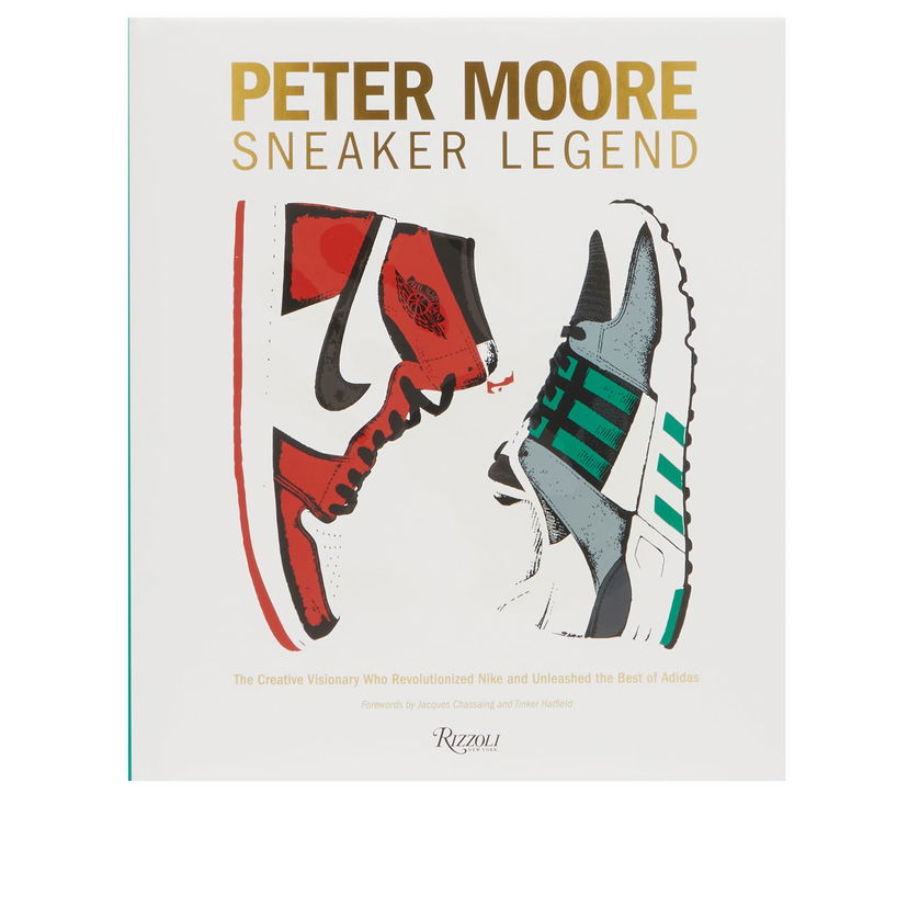 Bok och tidning Rizzoli Peter Moore: Sneaker Legend by Jason Coles/Jacques Chassaing/Tinker Hatfield Vit | 9780847835430