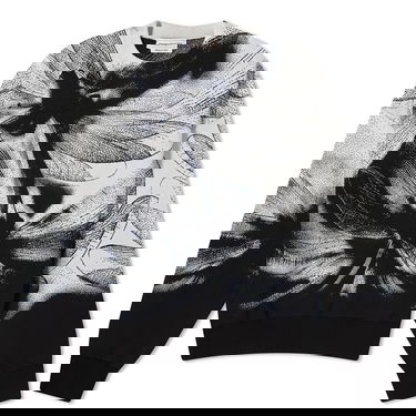 Sweater Alexander McQueen Jacquard Dragonfly Crewneck Grå | 776011Q1A8A-1219, 0