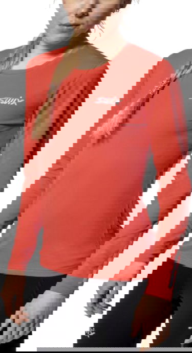 T-shirt SWIX Swix Pace NTS Long Sleeve T-Shirt Röd | 10015-23-91002, 0